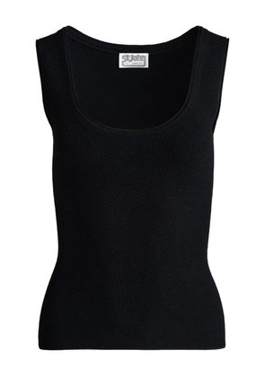 St. John scoop-neck tank top - Black