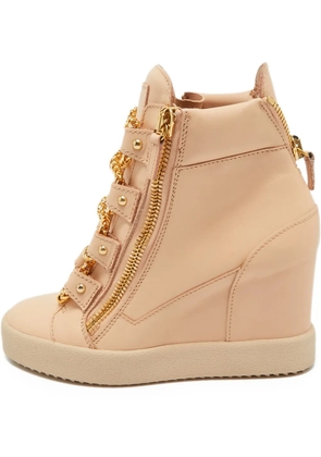 Giuseppe Zanotti wedge chain sneaker - Neutrals
