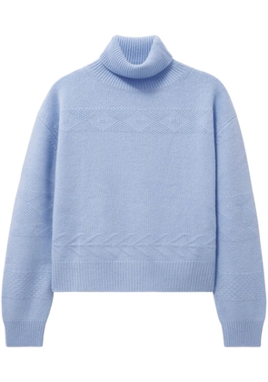 Pringle of Scotland turtleneck cashmere sweater - Blue