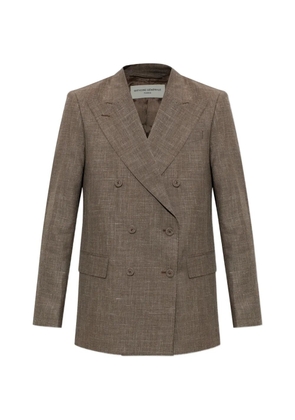Officine Generale double-breasted blazer - Brown