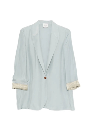 Alysi button-closure cuffed shirt - Blue