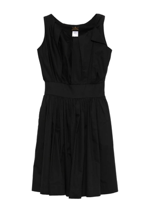 Vivienne Westwood Pre-Owned 2015-2016 pleated mini dress - Black
