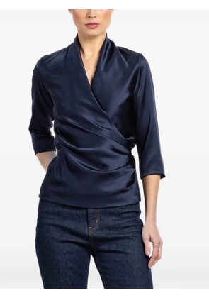 Peter Cohen wrap shirt - Blue