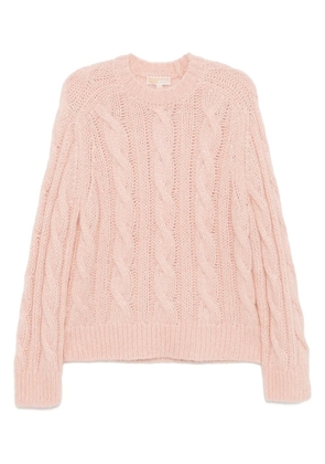 Michael Kors cable-knit jumper - Pink