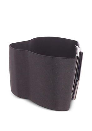 Gucci Pre-Owned holographic-buckle belt - Black