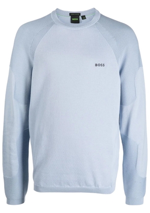 BOSS Perform-X crew-neck sweatshirt - Blue