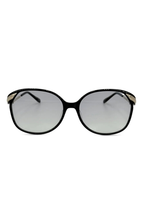 Yellows Plus Glenda round-fame sunglasses - Black