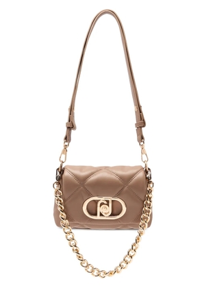 LIU JO LaPuffy quilted monogram small bag - Neutrals