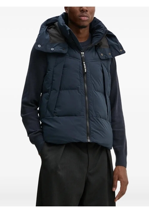 G-Star RAW hooded zip-up gilet - Blue