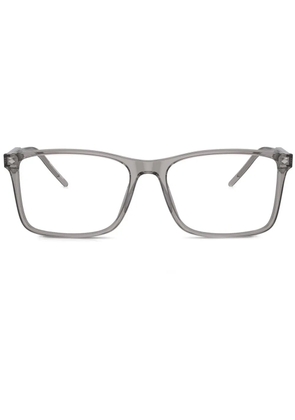 Giorgio Armani rectangle-frame glasses - Grey