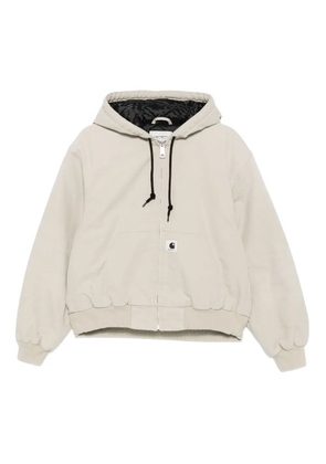 Carhartt WIP hooded zip-up jacket - Neutrals