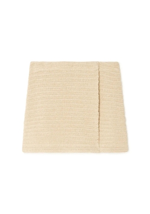 Alanui wrap mini skirt - Neutrals