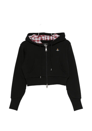 Vivienne Westwood zip-up hoodie - Black