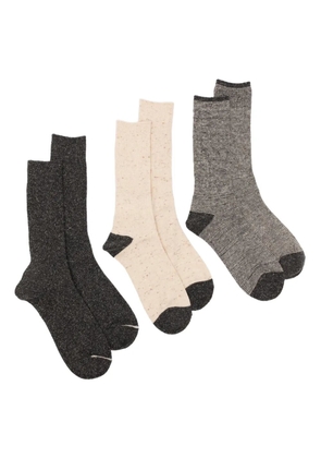 Anonymous Ism Nep American socks (set of three) - Grey