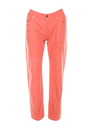Roberto Cavalli logo-embellished trousers - Pink