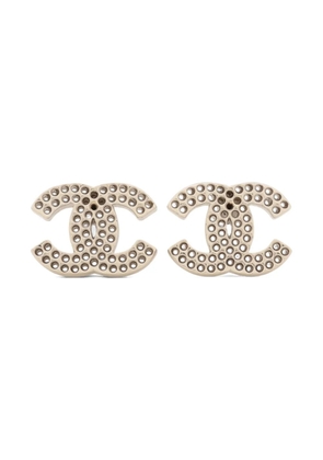 CHANEL Pre-Owned 2003 CC Mark earrings - Silver