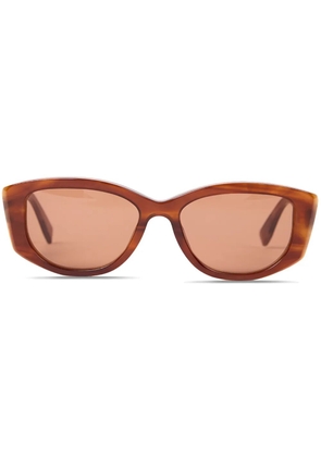 Viktor & Rolf oval-frame sunglasses - Brown