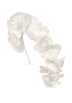 Jennifer Behr floral-motif headband - White