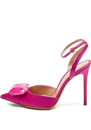 Gianvito Rossi Jaipur ankle-strap pointed-toe pumps - Pink