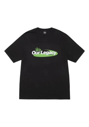 Stüssy x Our Legacy Work Shop Swirl T-shirt - Black