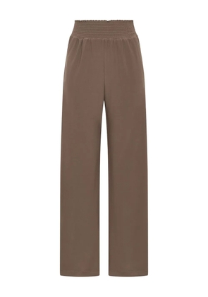 MALIPARMI elasticated-waistband trousers - Brown