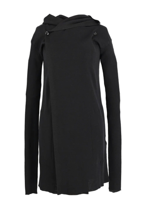 Rick Owens Vintage Faun biker hooded cardigan - Black