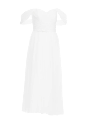 Ana Radu off-shoulder midi dress - White