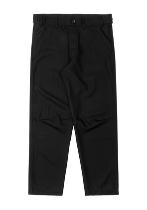 Comme Des Garçons Shirt button-fastening woven trousers - Black