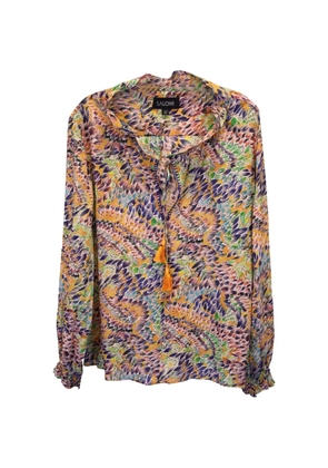 Saloni printed blouse - Orange