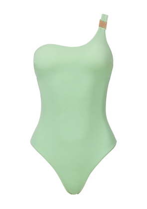 SOFIA ERHAN Rose one-shoulder strap swimwear - Green