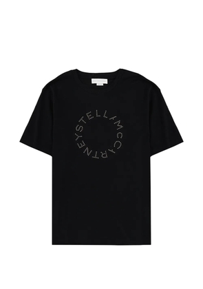 Stella McCartney logo-embellished T-shirt - Black