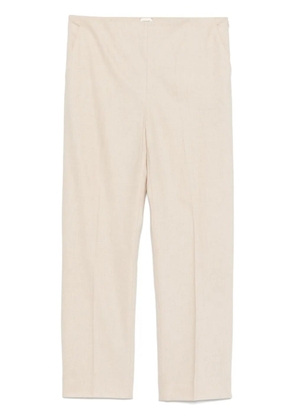 Hermès Pre-Owned 2010s tapered trousers - Neutrals