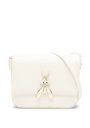 Patrizia Pepe logo leather shoulder bag - Neutrals