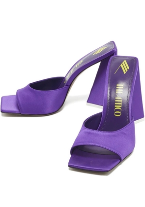 The Attico Devon square toe slides sandals - Purple