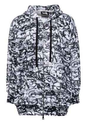 Haculla zip-up hooded jacket - White