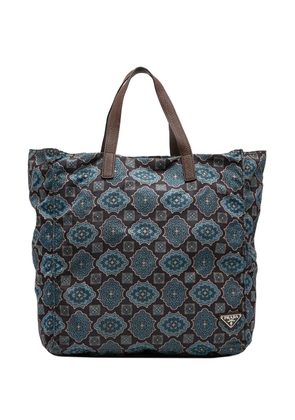 Prada Pre-Owned 2013-2025 Tessuto Stampato tote bag - Blue