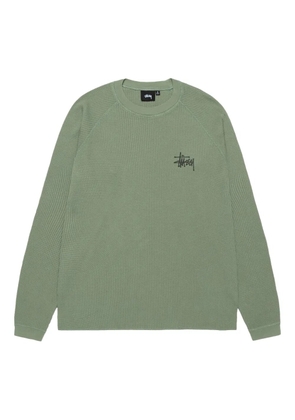 Stüssy Basic Thermal sweatshirt - Green