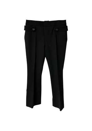 Prada Pre-Owned pressed crease trousers - Black