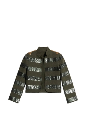Fortela Marine sequinned jacket - Green