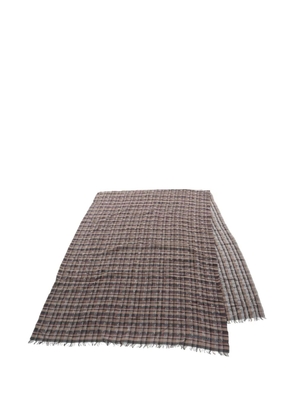 Louis Vuitton Pre-Owned monogram check-print stall - Brown