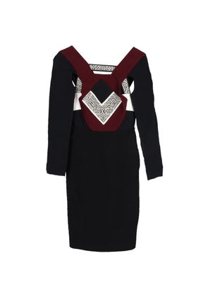 Roland Mouret 2015 long-sleeves mini dress - Black