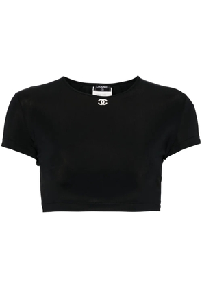 CHANEL Pre-Owned 1995 CC T-shirt - Black