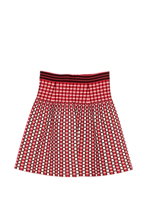 Prada Pre-Owned elasticated waist mini skirt - Red