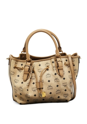 MCM Pre-Owned Visetos leather tote bag - Neutrals