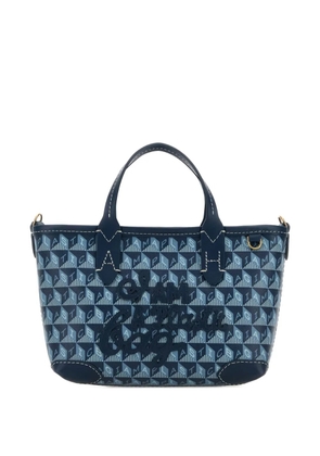 Anya Hindmarch geometric-motif tote bag - Blue