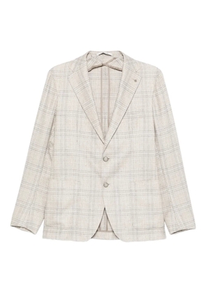 Tagliatore checked two-button blazer - Neutrals