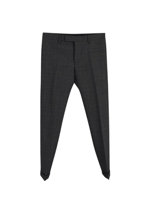 Saint Laurent Pre-Owned checked trousers - Grey