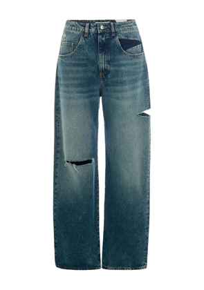 ICON DENIM cut-out detail jeans - Blue