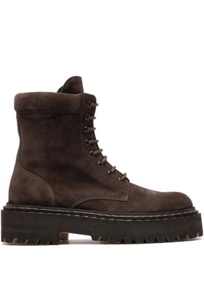 Officine Creative Blossom lace-up boots - Brown