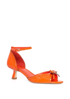 Sarah Chofakian 55mm Macaron sandals - Orange